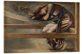 Acrylic print Study for "The Garden Court", 1889 - Edward Burne-Jones