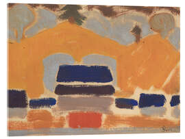 Cuadro de metacrilato Landscape with Houses, 1930 - Arthur Garfield Dove