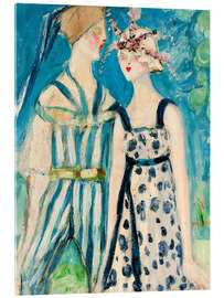 Acrylglas print Tamara Karsavina and Vaslav Nijinsky, 1910 - Jacqueline Marval