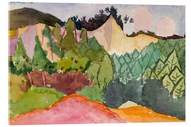 Acrylglasbild Im Steinbruch, 1913 - Paul Klee