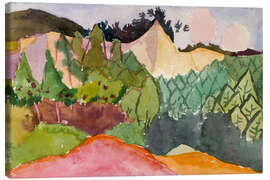 Canvas print In the Quarry, 1913 - Paul Klee