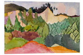 Foam board print In the Quarry, 1913 - Paul Klee