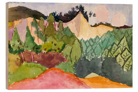 Wood print In the Quarry, 1913 - Paul Klee