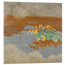 Obraz na szkle akrylowym Marsh Marigolds - Bror Lindh