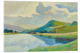 Acrylic print The Moselle near Schengen, 1924 - Nico Klopp