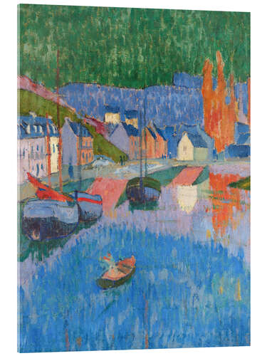Acrylic print Seaport, 1890