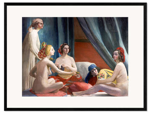 Plakat artystyczny premium w ramie The Odalisques, 1903