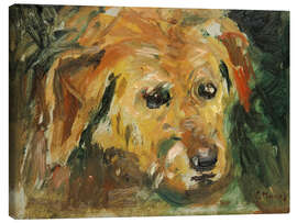 Canvas print Dog's Face, 1927 - Edvard Munch
