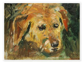 Tavla Dog's Face, 1927 - Edvard Munch