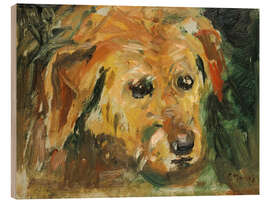 Wood print Dog's Face, 1927 - Edvard Munch