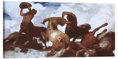 Canvas print Battle of the Centaurs