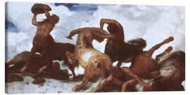 Canvas print Battle of the Centaurs - Arnold Böcklin
