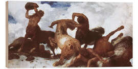Tableau en bois Battle of the Centaurs - Arnold Böcklin