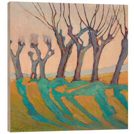 Wood print Pollarded willows, 1924 - Nico Klopp