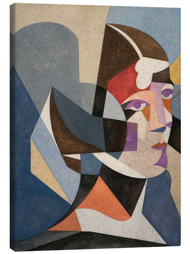 Canvas print Portrait of Mrs. Colombo