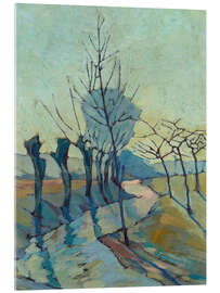 Acrylglasbild Landschaft mit Weiden, 1925 - Nico Klopp