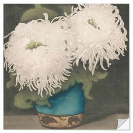 Wandsticker Zwei Chrysanthemen