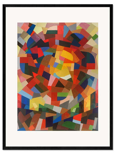 Framed art print La Rosace II (The Rosette), 1941