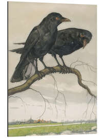 Tableau en aluminium Two Crows - Frans Everbag