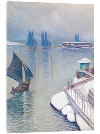 Acrylic print First Snow, 1896 - Väinö Blomstedt