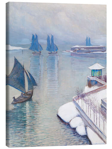 Lienzo First Snow, 1896