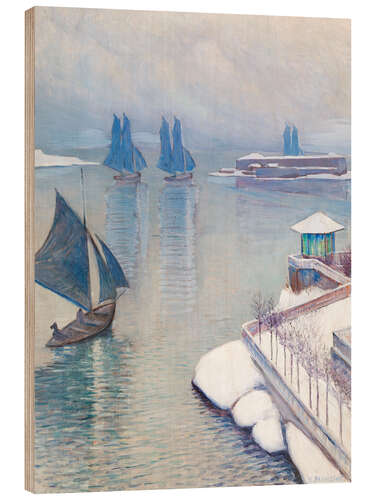 Quadro de madeira First Snow, 1896