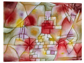 Acrylic print Plan of a garden architecture, 1920 - Paul Klee
