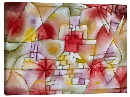 Canvas print Plan of a garden architecture, 1920