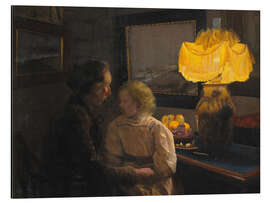 Aluminium print The Artist's Wife and Daughter, 1901