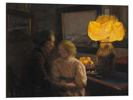 Foam board print The Artist's Wife and Daughter, 1901