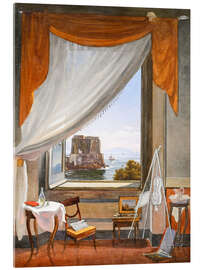 Akrylglastavla The Painter’s studio in Naples - Massimo Taparelli d´Azeglio