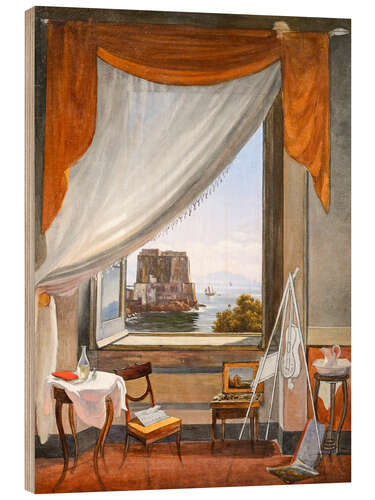 Cuadro de madera The Painter’s studio in Naples
