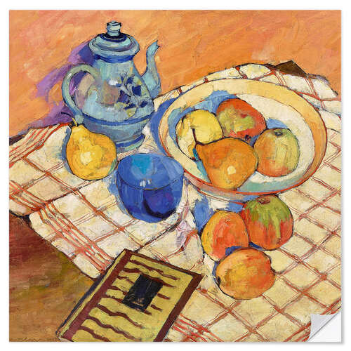 Wall sticker Still Life with Pears and Apples, 1928