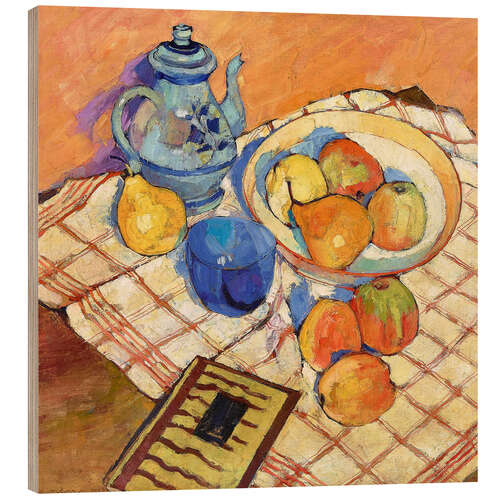 Puutaulu Still Life with Pears and Apples, 1928