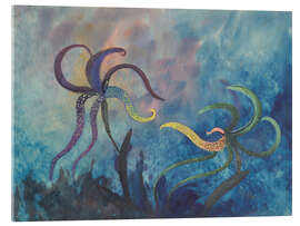 Acrylglasbild Orchideen im Kampf - Adrianus Johannes J. de Winter, 1917