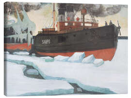 Lærredsbillede Icebreaker, 1900 - Juho Rissanen
