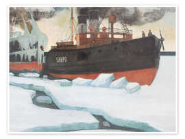 Wandbild Eisbrecher, 1900 - Juho Rissanen