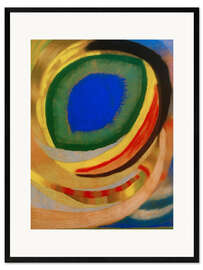 Framed art print Cosmic Eye, 1922 - Otto Freundlich