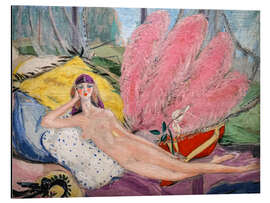 Tableau en aluminium L'étrange Femme, 1920 - Jacqueline Marval