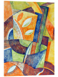 Acrylglasbild Abstrakter Entwurf Nr. 2 - Frank Weitzel, 1931