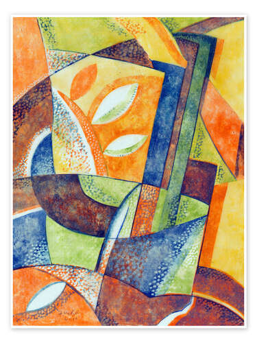 Poster Abstract design no. 2 - Frank Weitzel, 1931