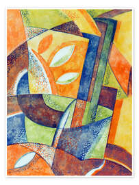 Wall print Abstract design no. 2 - Frank Weitzel, 1931