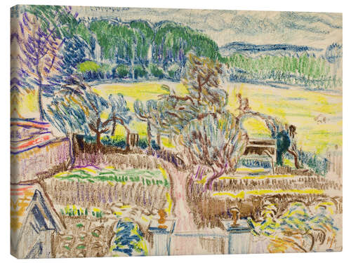 Stampa su tela Garden, 1911