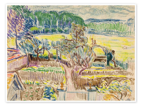 Poster Garten, 1911