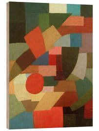 Trätavla Figure Fragments in Surface Context, 1927