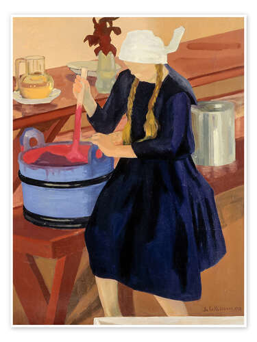 Poster Polukansurvoja, 1914