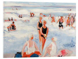 Acrylglasbild Biarritz, 1923