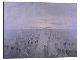 Aluminium print The Herd - Filippo Carcano, 1906