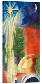 Tableau en verre acrylique Girl with the evening star - Gottfried Graf