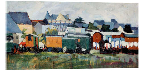 Acrylic print Fair in Remich, 1928